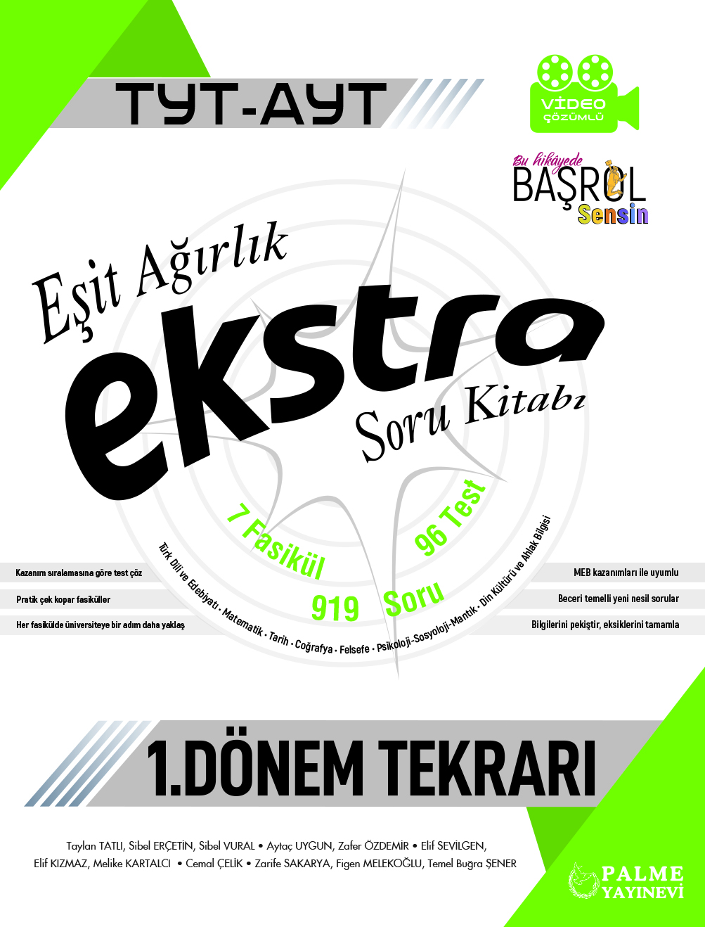 TYT - AYT Eşit Ağırlık Ekstra Soru Kitabı 1. Dönem Tekrarı kapak görseli